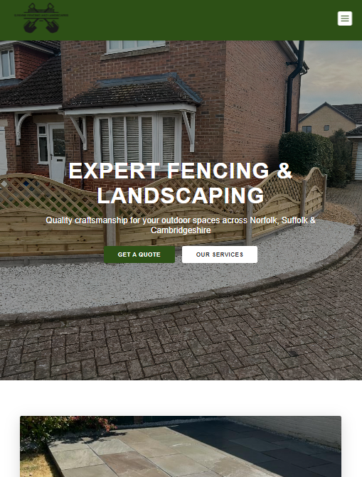 S.Payne Fencing and Landscapes Ipad View